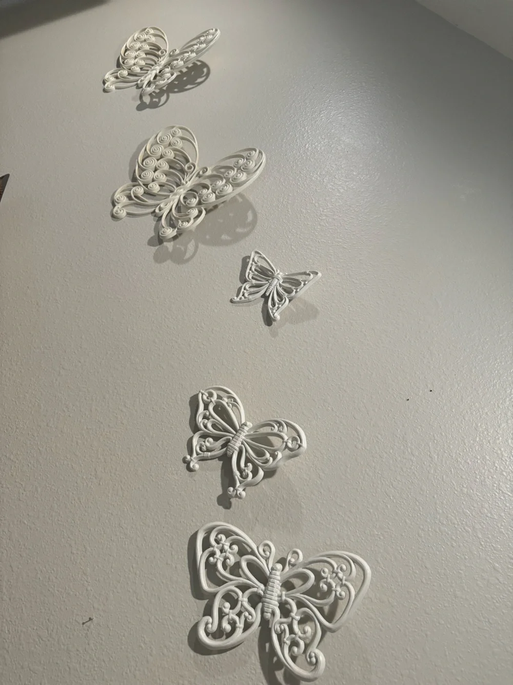 Vintage Boho Wall Butterflies